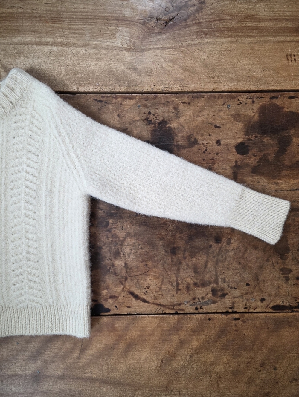 Northern Watters Knitwear Wool Sweater – Size 36 (refer to description) - Cream - Picture 3 of 7